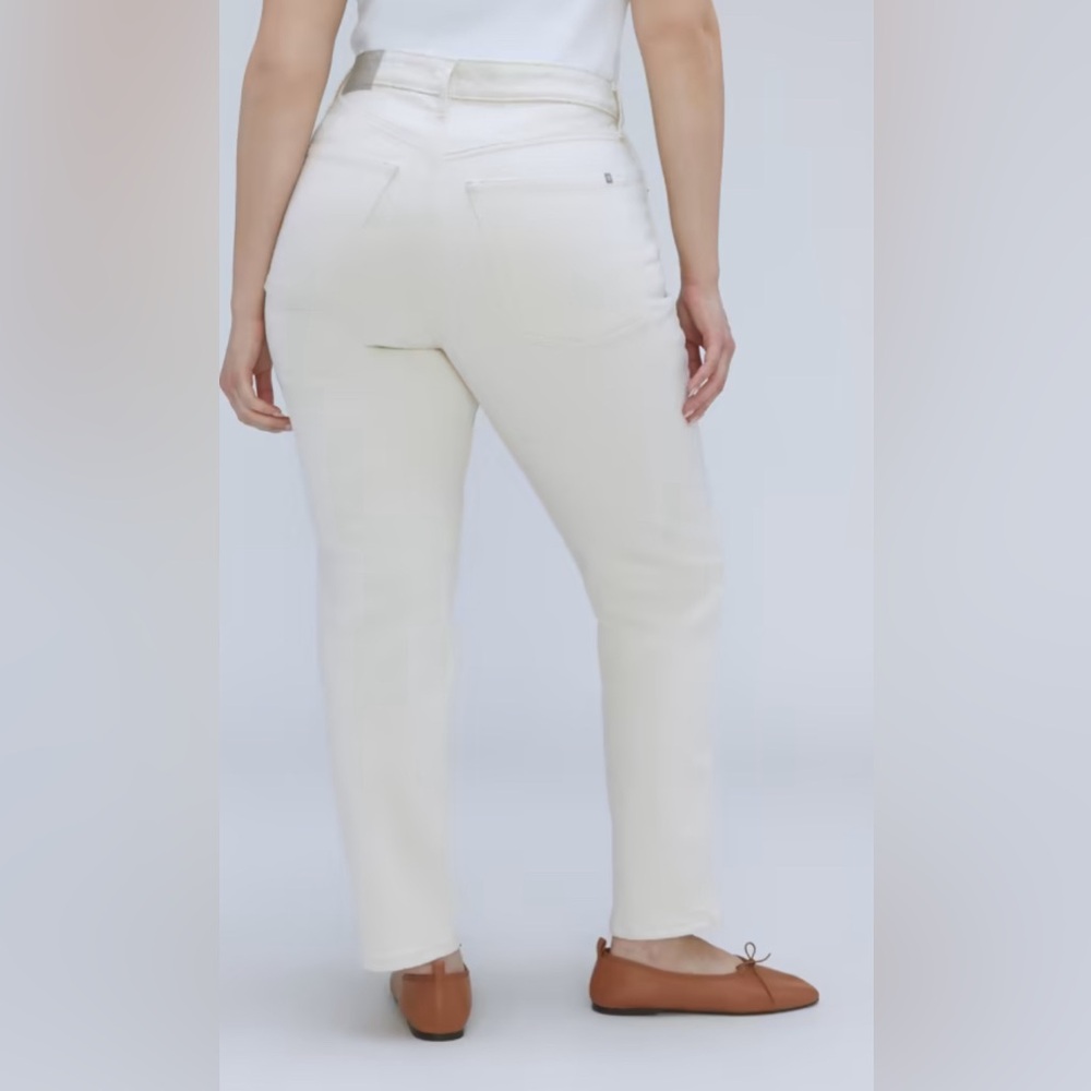 EVERLANE‎ Original Cheeky Jean cropped. Women size 26. Ecru.